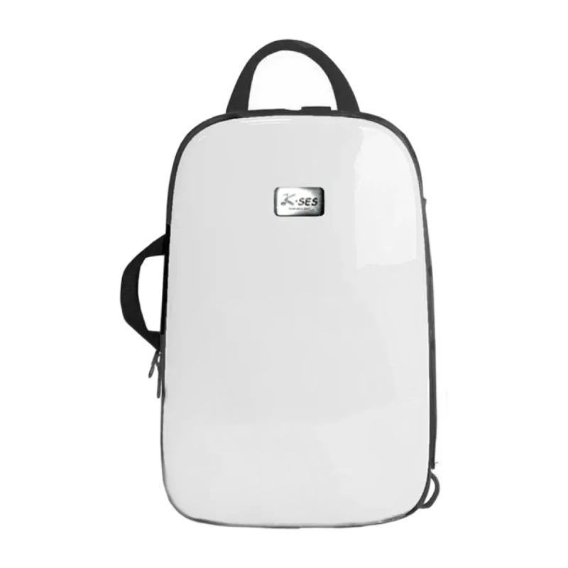 K-ses Estojo Premium Branco Brilhante para 2 Clarinetes - Sanganxa.com