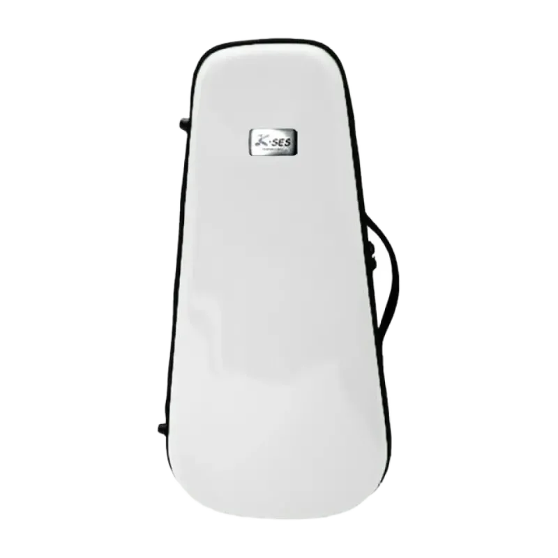 Estojo para trompete K-ses com formato Premium Matte White - Sanganxa.com