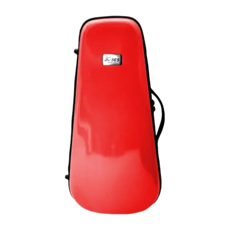 K-Ses Estojo para trompete vermelho brilhante de formato premium - Sanganxa.com
