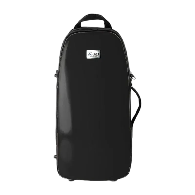 Estojo para trompete K-ses Premium Compac Preto Brilhante - Sanganxa.com