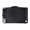 K-ses Premium Fusion Matte Black Case 4 Trompetes - Sanganxa.com