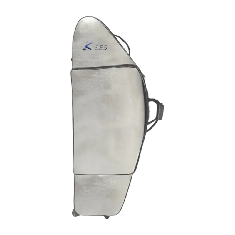Estojo K-Ses Sport Prata Cinzento Saxofone Barítono para Sib/A - Sanganxa.com