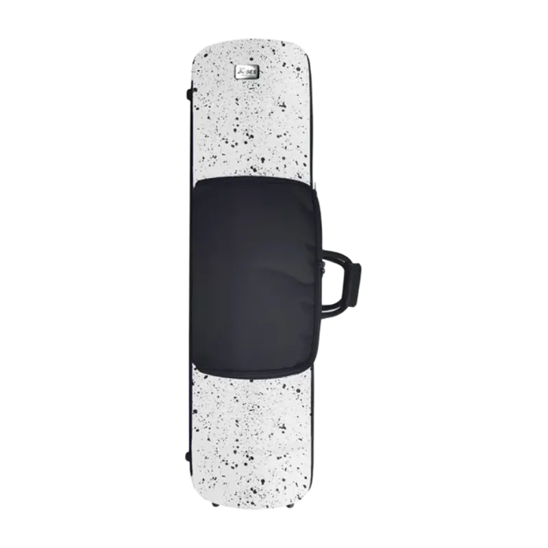 K-Ses Estojo Premium Fusion Gloss White para 2 Trombones (Alto e Tenor) - Sanganxa.com