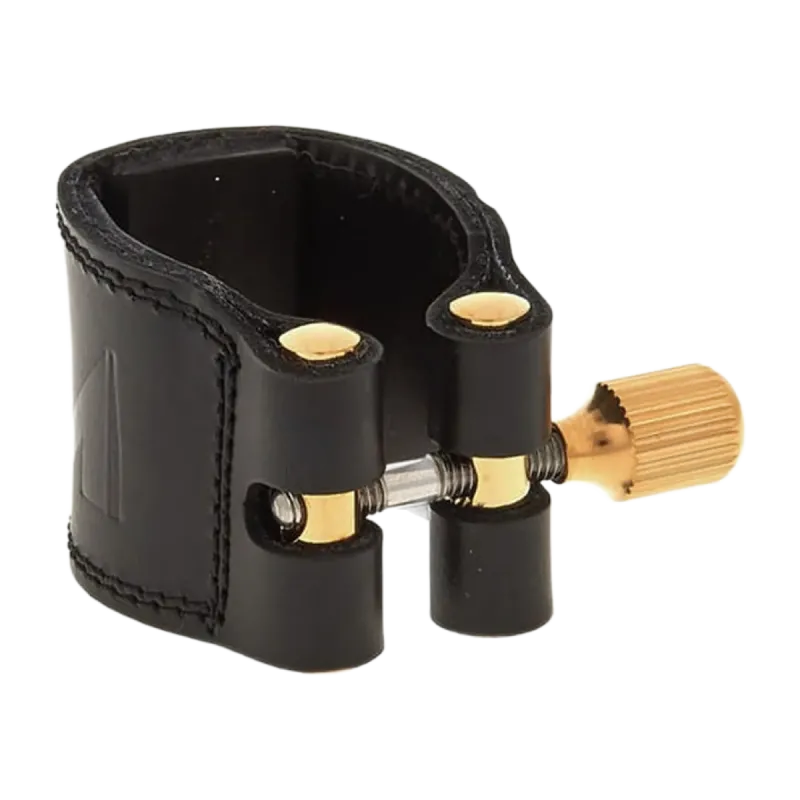 braçadeira para saxofone alto vandores lc27p couro -  sanganxa.com