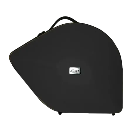 K-ses Premium Black Glossy Horn Case Destacável em forma de campainha - Sanganxa.com