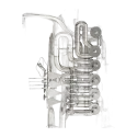 TUBA B&S 5100W-2-0GB PLATEADA EN FA - 4