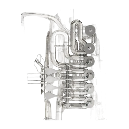 TUBA B&S 5100W-2-0GB PLATEADA EN FA - 4