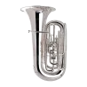 TUBA ADAMS 4/4 4 PISTÕES+1 CILINDRO 0,70 PRATEADO