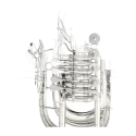 Tuba B&S PT-6 Perantucci 3098 Prateado 5 Cilindros - Sanganxa.com