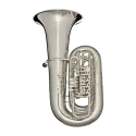 Tuba B&S MRP Prateado 5/4+ C - Cilindros em Dó Sanganxa.com