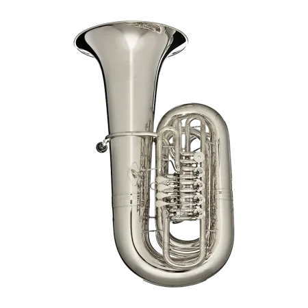 Tuba B&S MRP Prateado 5/4+ C - Cilindros em Dó Sanganxa.com