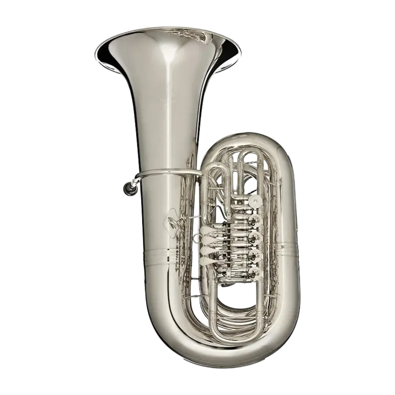 Tuba B&S MRP Prateado 5/4+ C - Cilindros em Dó Sanganxa.com