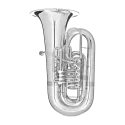 Tuba Melton 5450 RA S Tuono Prateada 5/4 em Dó - Sanganxa.com
