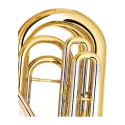 Tuba Yamaha YCB-621 L Pistões lacados em Dó - Sanganxa.com