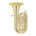 TUBA YAMAHA YCB-822L 4/4 EN DO LACADA - 1