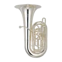 YAMAHA YCB-822 S TUBA BANHADA A PRATA EM C -  sanganxa.com