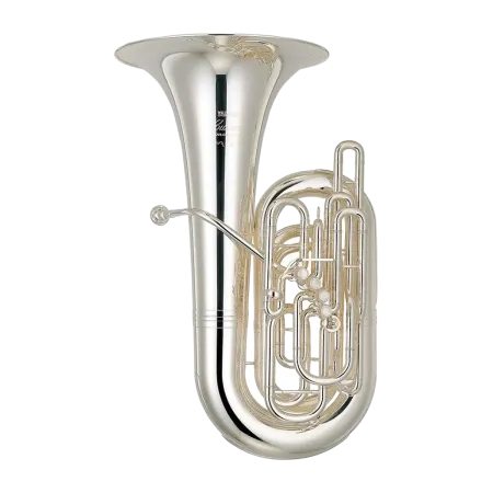 TUBA YAMAHA YCB-822S 4/4 EN DO PLATEADA - 1