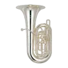 YAMAHA YCB-822 S TUBA BANHADA A PRATA EM C