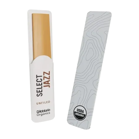 D'addario Organic Select Jazz Unfiled - Palheta para Saxofone Barítono Sanganxa.com