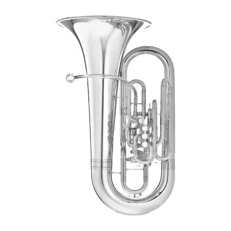 TUBA MELTON 2250 S ORCHESTRA PLATEADA 6/4 EN FA - 1
