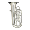 TUBA MELTON 6460 KODIAK 6/4 PLATEADA EN FA - 1