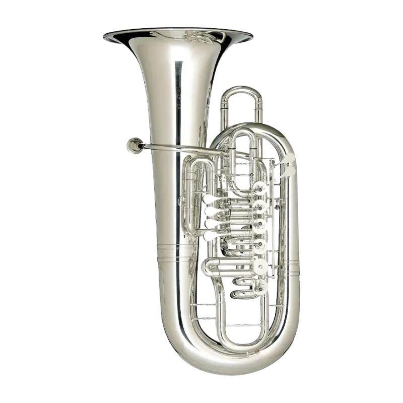 TUBA MELTON 6460 KODIAK 6/4 PLATEADA EN FA - 1