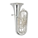 TUBA YAMAHA YFB-621 S CUSTOM 3/4 PLATEADA EN FA - 1