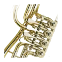 Tuba Wagneriana Bb Hans Hoyer 822 Lacado - Sanganxa.com