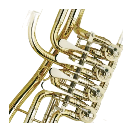Tuba Wagneriana Bb Hans Hoyer 822 Lacado - Sanganxa.com