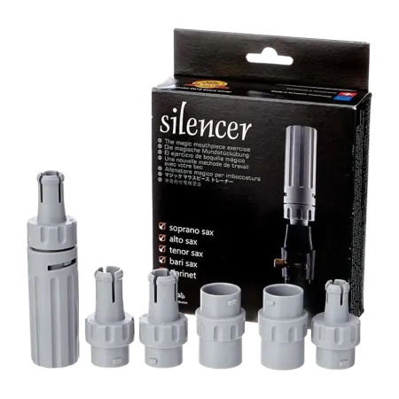 Silenciador Jazzlab para saxofone e clarinete, boquilha prática