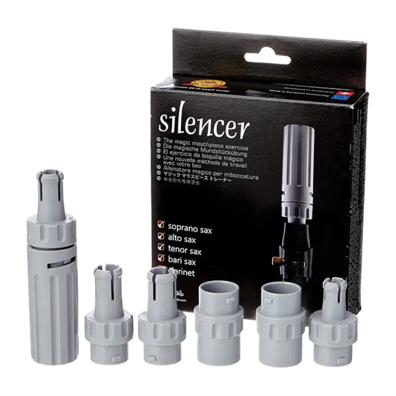 Silenciador Jazzlab para saxofone e clarinete, boquilha prática