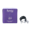 Abraçadeira para Saxofone Soprano Bambu Nova Cinza Grafite - Abraçadeira para Saxofone Soprano Bambu Nova Cinza Grafite Sanganxa