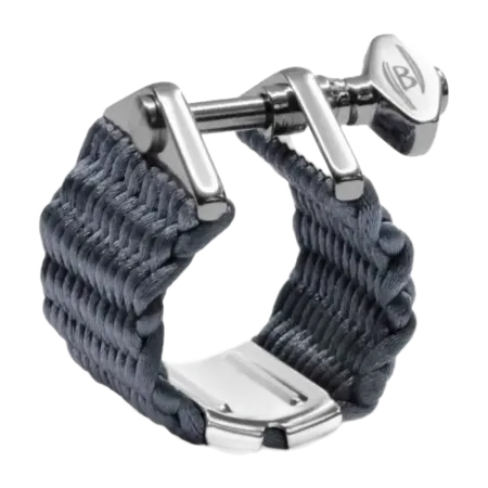 Abraçadeira para Saxofone Tenor Bambu Nova Cinza Grafite - Bambu Nova Cinza Grafite Sanganxa.com