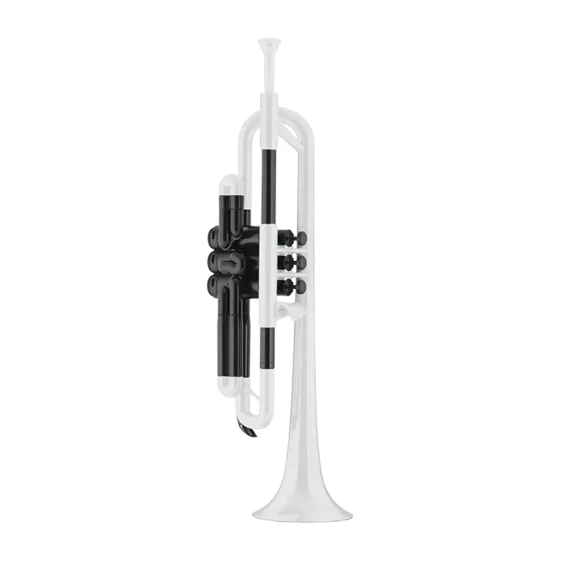 Trompete ABS Bb Branco - Sanganxa.com