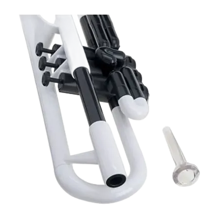 Trompete ABS Bb Branco - Sanganxa.com