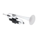 Trompete ABS Bb Branco - Sanganxa.com