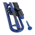 Trompete Ptrumpet ABS Bb Azul- Sanganxa.com
