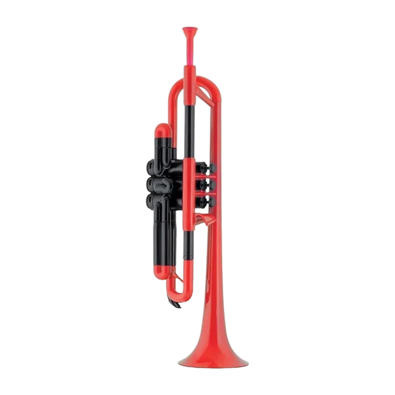 Trompete Ptrumpet ABS Bb Vermelho - Sanganxa.com