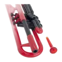 Trompete Ptrumpet ABS Bb Vermelho - Sanganxa.com