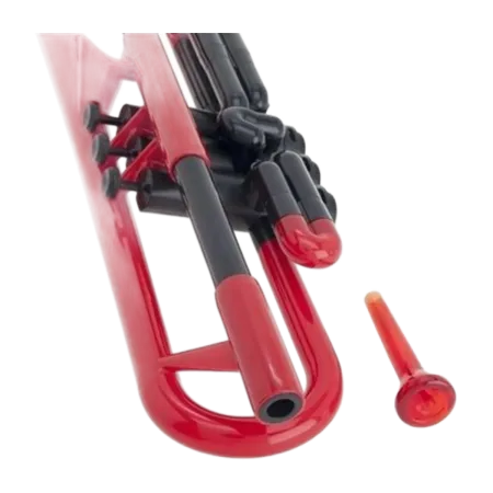 Trompete Ptrumpet ABS Bb Vermelho - Sanganxa.com