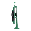 Trompete Ptrumpet ABS Bb Verde - Sanganxa.com