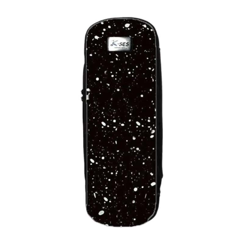 Estuche K-Ses Premium Requinto Mini Fiusion Negro Brillo - Sanganxa.com