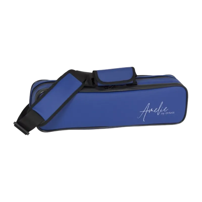 ESTUCHE FLAUTA TRAVESERA ORTOLA 390 BRG SERIE AMELIE AZUL