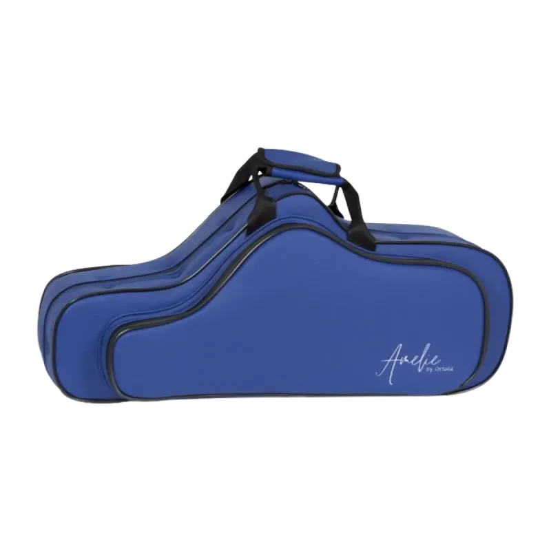 Estojo para saxofone alto Ortola 113 BRG Série Amelie Azul - Sanganxa.com