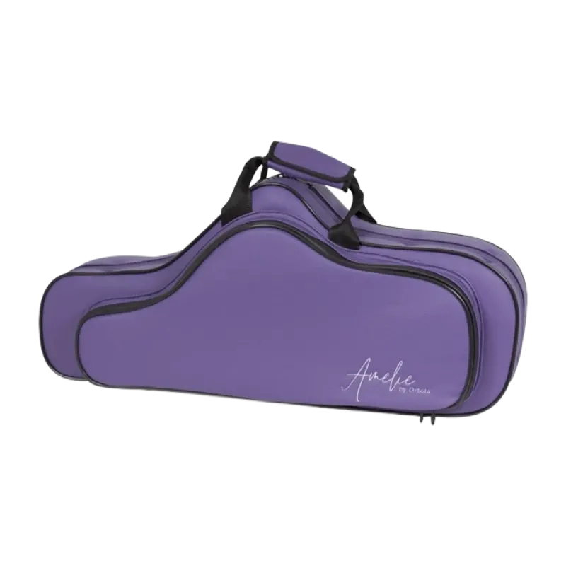 Estojo para saxofone alto Ortola 113 BRG Amelie Series Purple - Sanganxa.com