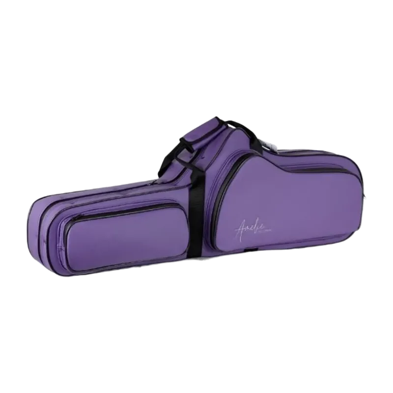 Estojo para saxofone tenor Ortola 125 BRG Amelie Series Purple - Sanganxa.com
