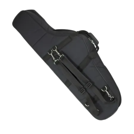 Estojo Ortolá 161 Black B Flat para Saxofone Barítono - Preto Sanganxa.com