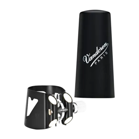 Braçadeira para clarinete Vandoren Optimun LC01BP preto - Sanganxa.com