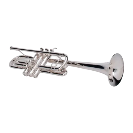 Trompete em Dó Adams C2L Custom Series 0.50 Prateado - Sanganxa.com