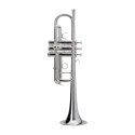 Trompete em Dó Adams C2L Custom Series 0.50 Prateado - Sanganxa.com
